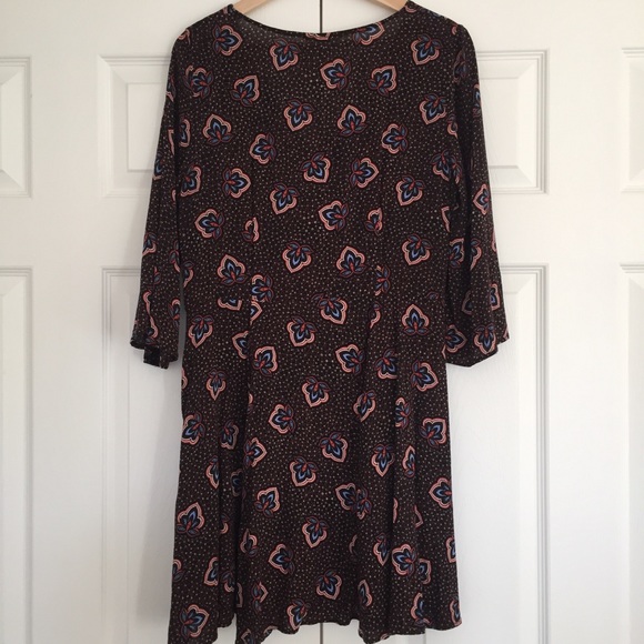 H&M Brown Paisley Dress - Picture 5 of 12